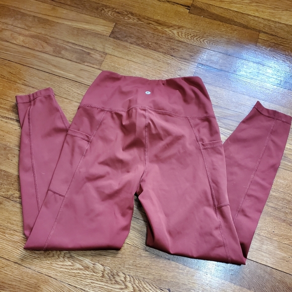 🌻 90 Degrees | Burnt Orange Leggings - Picture 3 of 3